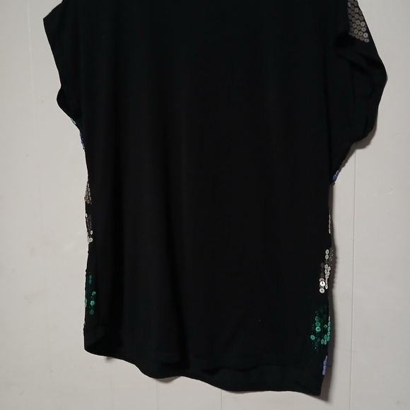 Dressbarn brand women's beautiful sequin Pullover top. Size 1X - Picture 5 of 9